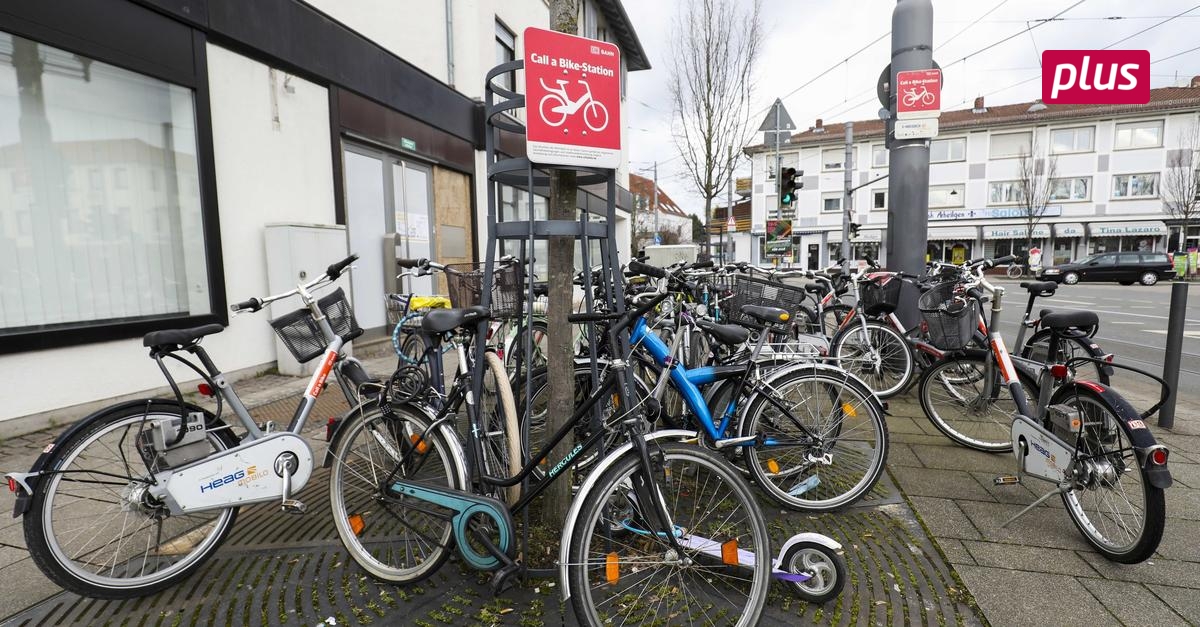 Fahrradchaos am Löwenplatz in DarmstadtArheilgen
